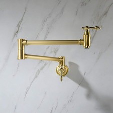 Wall Mount Folding Kitchen Pot Filler Faucet
