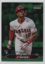 2024 Topps Stadium Club Chrome Green Refractor Kyren Paris #63 6k2