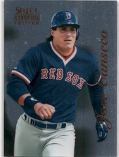 1996 Select Certified BASEBALL Jose Canseco #98 Boston Red Sox