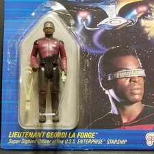 New Geordi Laforge Galoob vintage 1988 Star Trek Next Generation  Action Figure