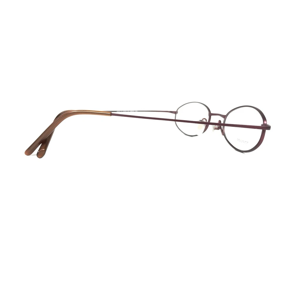 Monturas para gafas Donna Karan 8744 604 mate borgoña púrpura sin bisagras 46-19-150 Foto 4 de 4