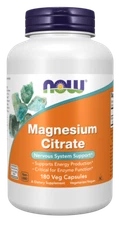 Now Foods Magnesium Citrate 2667mg 180 CapsGMP Quality Assured Magnesium 400mg