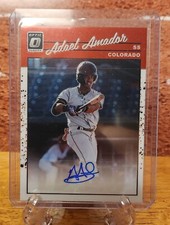 2023 Panini Donruss Adael Amador Optic Retro 1990 Base Auto 