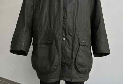 VINTAGE BARBOUR 2in1 BORDER WAX LINER HOOD MENS JACKET HUNTING C46