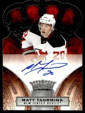 2010-11 PANINI TITANIUM AUTO Matt Taormina Rookie Auto 354/499 New Jersey Devils