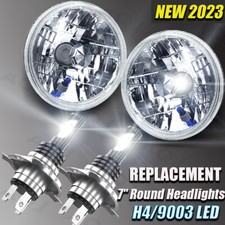 4pcs For Dodge W100 W200 W300 Pickup 7inch Round Led Headlights Hilo Beam