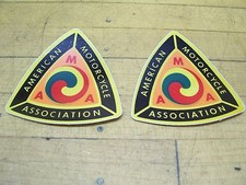 Vintage AMA Windshield Fender Harley Panhead Knucklehead Motorcycle Stickers 