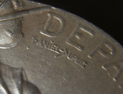 Médaille En Argent Prix Conseil Général Seine & Oise Par Daniel Dupuis - XIXe Siècle