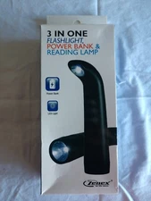 4 in 1 flashlight, power bank & reading lamp New