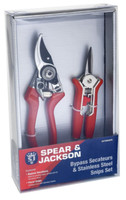 Spear & Jackson Secateurs Bypass  & Floral Snips Fathers Day CUTTINGSET6 - UK 