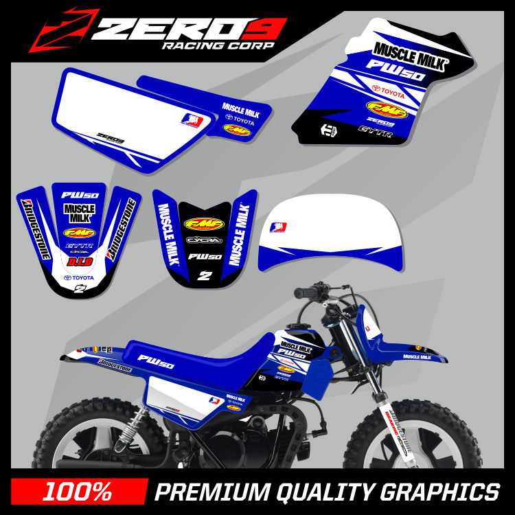 Pw50 Decalcomanie Grafica Yamaha Pw 50 Personale Peewee Laminato - Foto 6