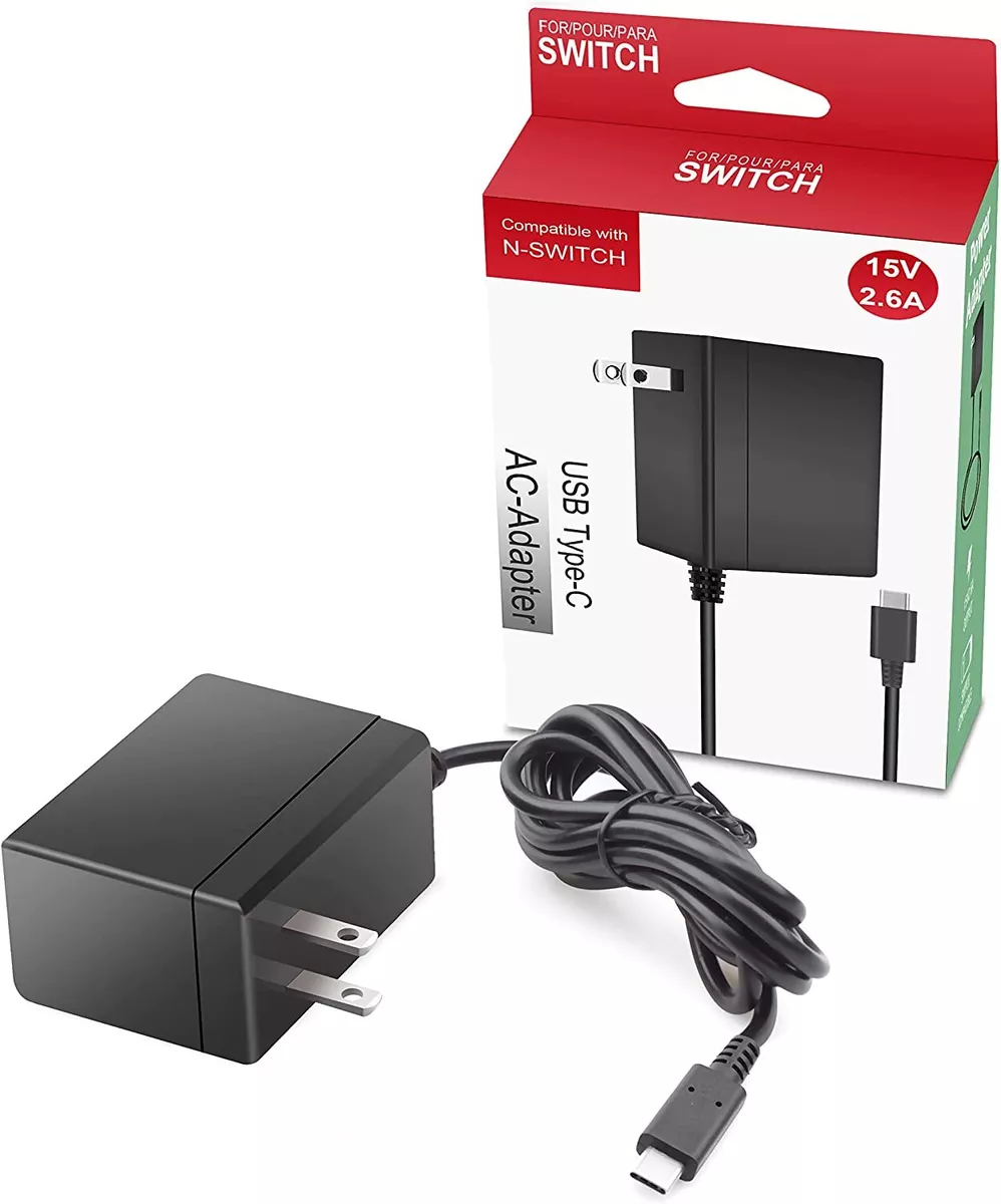 Charger for Nintendo Switch, AC Adapter for Nintendo Switch 5FT USB Type C  Cable