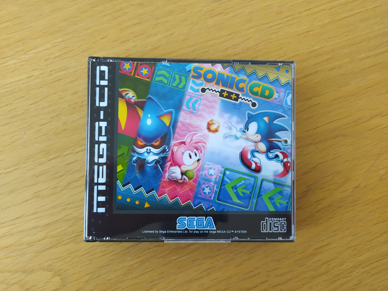 Sonic CD PLUS PLUS / PAL EURO - (Sonic CD hack) MEGA CD Sega PAL