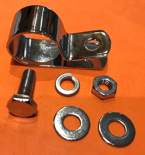 1937 to 1953 Indian Motorcycle Chief Four Jr. Sport Scout Wire Loom Tube Clamp