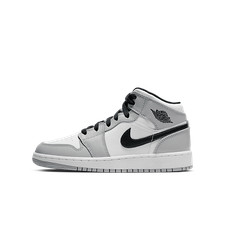 air jordan 1 mid smoke grey grade school
