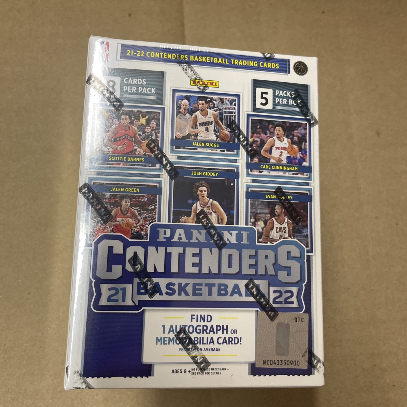 Blaster Box Basketball Cards 2021 Panini Contenders trading card — raw and PSA graded price guide