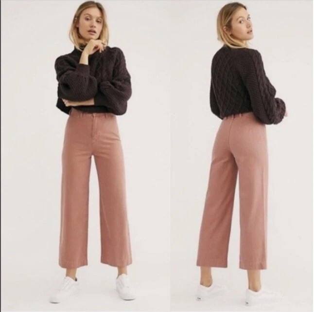Free people patti cotton cropped pants outlet
