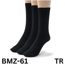 Silky Toes Bamboo Seamless Designed Dress Socks for Boy Girl 3 Pk Uniform Socks