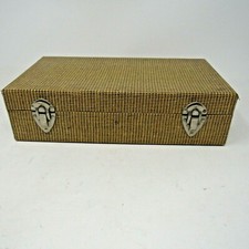 Vintage 35mm Empty 100 Plastic Slide Tray Checkered Plastic cover UNIFILE