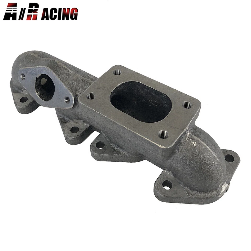 1x Colector turbo de hierro fundido T3 de 4 pernos de acero inoxidable para Volkswagen Golf 87-92 Foto 3 de 4