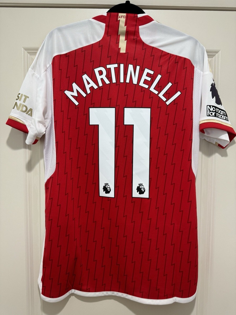 Martinelli #11 Mens MEDIUM Adidas Arsenal Home Jersey | eBay