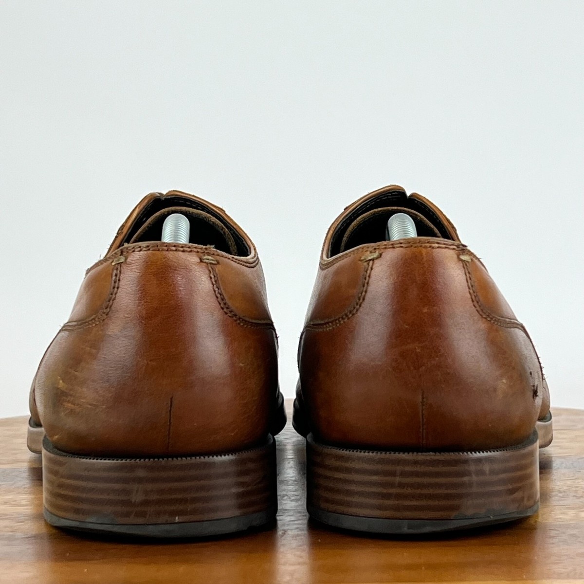 Mens Cole Haan Jay Grand Cap Toe Brown Oxford Leather Dress 