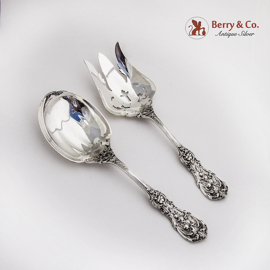 【Reed & Barton】 【純銀ハンドル】バターナイフ Francis I Francis I by Reed & Barton ALL Sterling Silver Twisted