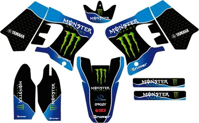 Yamaha YZ 125 250 Grafik Aufkleber Kit 1993 - 1995 KOSTENLOSER UK-VERSAND
