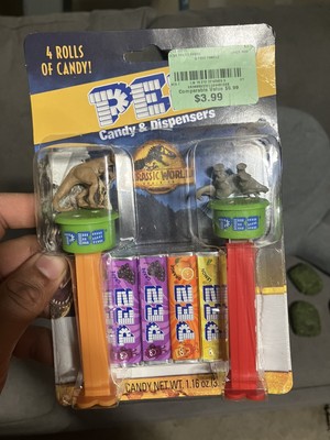 Pez Jurassic World Dominion 2022 Set Mini Figure Dinosaur And Dispensers Set 2!!