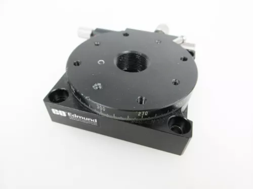 EDMUND OPTICS 55-029 60mm 60 mm METRIC ROTATION ROTARY STAGE - NO MICROMETER