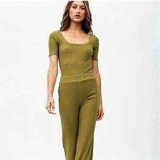 NEW N:PHILANTHROPY Langley Olive Green Bodysuit XS
