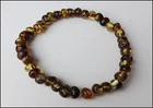 Natural Gemstone Beads  Men Womens  Baltic Amber Bracelet Green