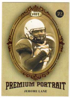 2017 Sage Hit Premier Draft Football Premium Portrait #PP-JL Jerome Lane