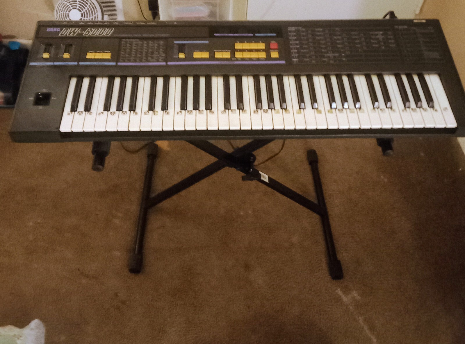 Korg DW-6000 vintage synth equipment - eBay listing photo 1