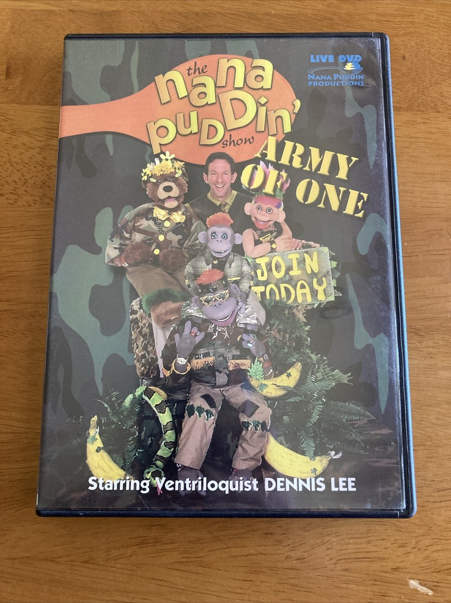 『Nana』  Man 1st Stadium Live DVD The Nana Puddin' Show- army of one (DVD, 2001)- Dennis Lee | eBay