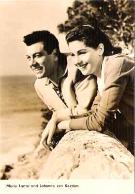 Starfoto Mario Lanza & Johanna von Koczian DDR Progress Nr. 2106 Original DEFA