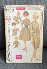 Simplicity Vintage Sewing Pattern 3153 Miss S...