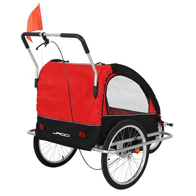 Jago Rimorchio Bicicletta 2 Posti - Pieghevole Per Bambini E Cani - Foto 9