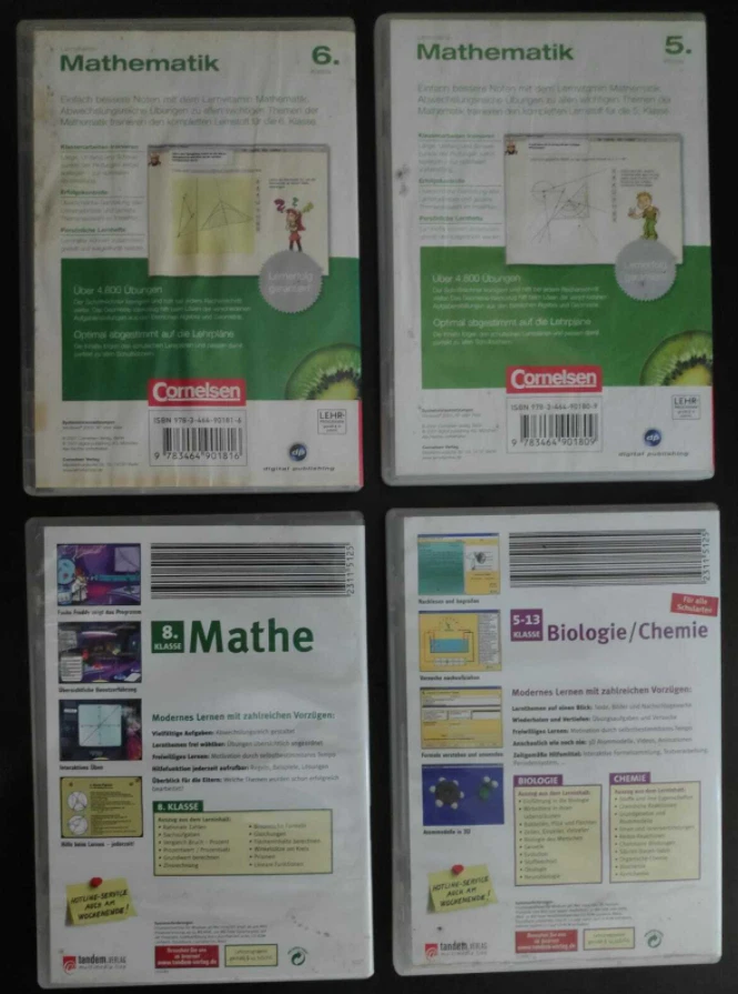 4 PC CD School Subjects DE: Math 5, 6 & 8 Grade + Biology/Chemistry 5-13 Grade - Image 2 of 4