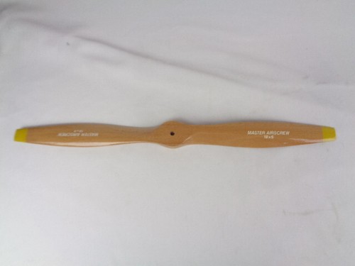 Master Airscrew RC Airplane Wood Propeller 18-6 Slightly used.