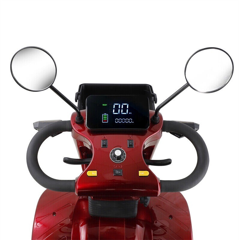 500W Heavy Duty 4 Wheel Mobility Scooters for Seniors & Adults 500lbs Capacity