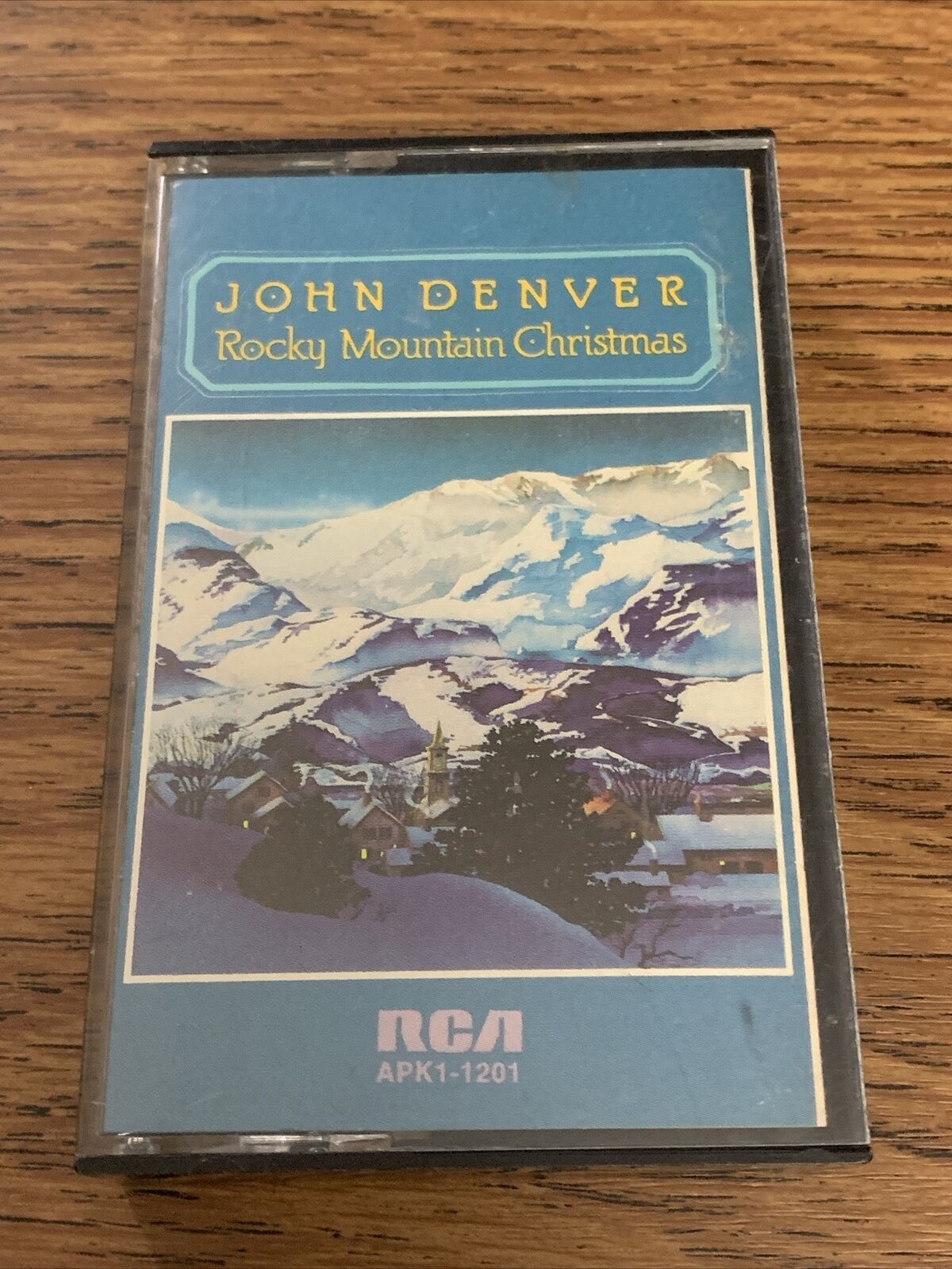 Vintage 1975 John Denver Rocky Mountain Christmas RCA Cassette Tape USA Made