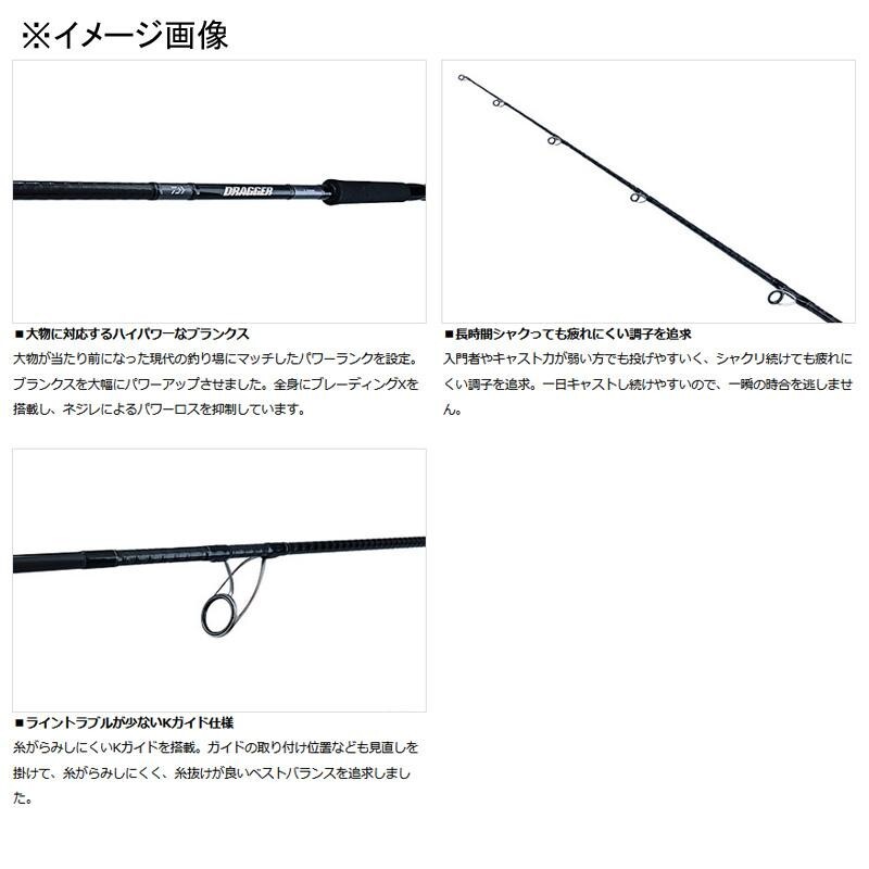 Daiwa 23 DRAGGER X 96MH Spinning Rod joint 2 pieces | eBay