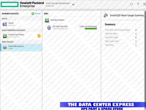 HPE 800GB NVMe x4 MU SFF BC 2.5" SSD P40492-B21 P41517-001 | SUB SK HYNIX PE8030 - Picture 3 of 5