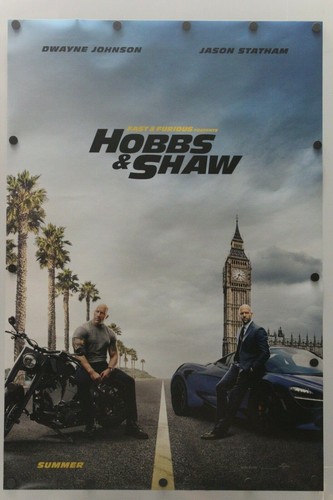 Fast & Furious Presents Hobbs & Shaw 2019 DS Original Movie Poster 27" x 40"