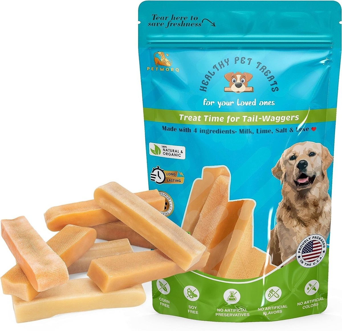 Himalayan Yak Cheese Dog Chews,Yak Milk Dog Treats Choice Small-8