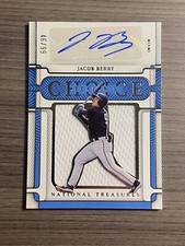 2023 Panini National Treasures Jacob Berry Ecklars Choice Autograph Patch /99