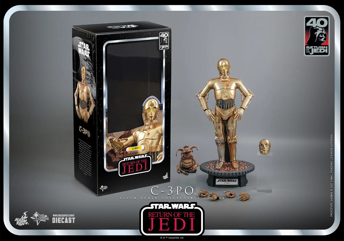 STAR WARS HOT TOYS MMS701-D56 C-3PO RETURN OF THE JEDI 1:6 STAR WARS HOT TOYS MMS701-D56 C-3PO RETURN OF THE JEDI 1:6