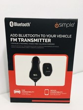 iSimple Bluetooth FM Transmitter Modulator BT43is Hands Free Calling And Charger