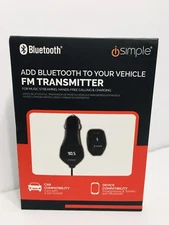 iSimple Bluetooth FM Transmitter Modulator BT43is Hands Free Calling And Charger